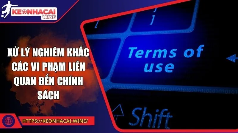Xử lý nghiêm khắc các vi phạm liên quan đến chính sách