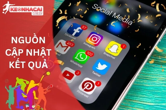 Các nguồn cập nhật kết quả thể thao phổ biến